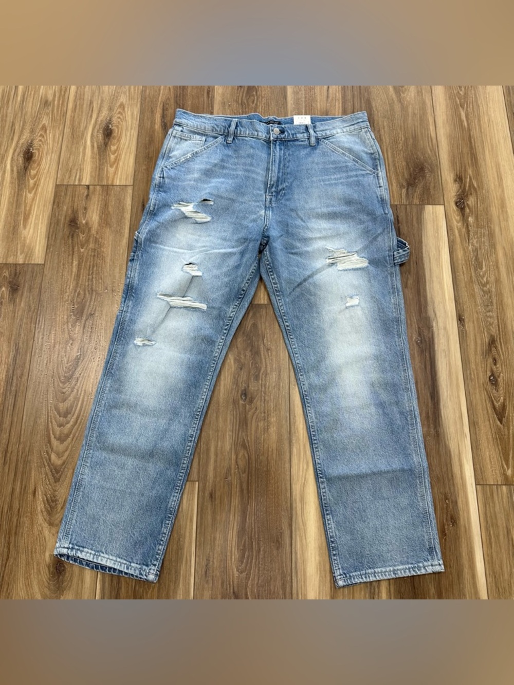 New Lucky Brand 223 Straight Fit Carpenter Denim Jeans, 36x30